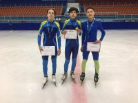 В Шымкенте прошел чемпионат Республики Казахстан по шорт-треку среди средних и старших юношей