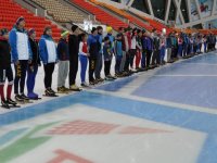 В «Алау» стартовал чемпионат Казахстана по конькобежному спорту